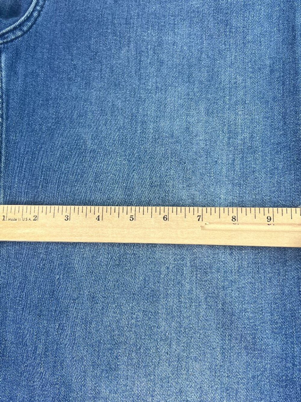 Maeve Jeans Women 29x23* Colette Wide Leg High Rise Crop Blue Faded Denim Tag 29 - Picture 13 of 16